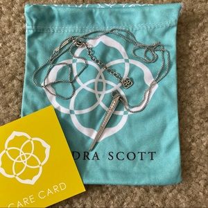 Kendra Scott Silver Hudson Necklace
